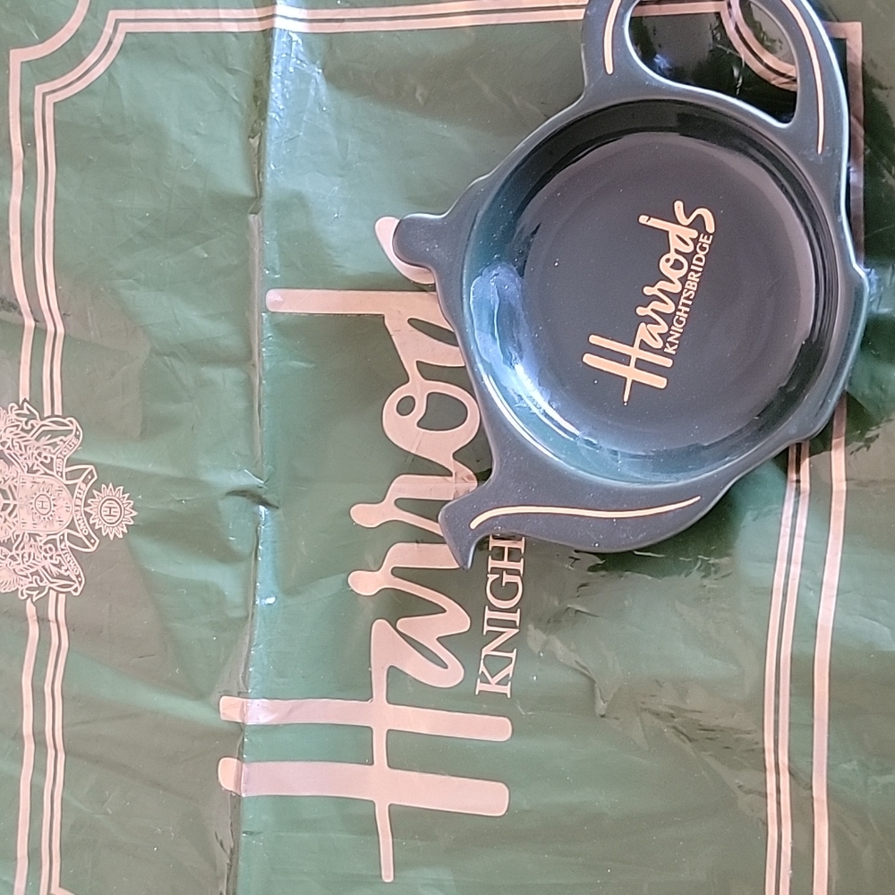 Vintage Harrods Teabag Holder